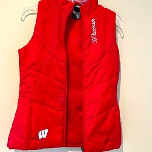 Wisconsin university women’s puffer vest